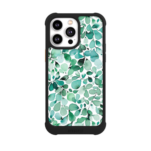 Apple iPhone 14 Pro Max NIVOmax Watercolor Pattern Leaffy Leaves