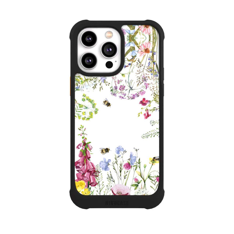 iPhone 14 Pro Max NIVOmax Sommerwiese Wildblumen Rahmen