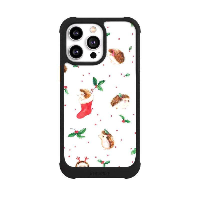 iPhone 14 Pro Max NIVOmax Christmas Cute Hedgehog