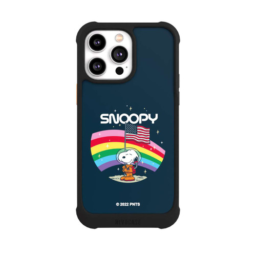 Apple iPhone 14 Pro Max NIVOmax Snoopy Weltraumreisender Regenbogen