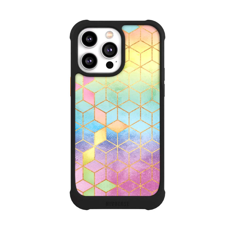iPhone 14 Pro Max NIVOmax Regenbogenwürfel
