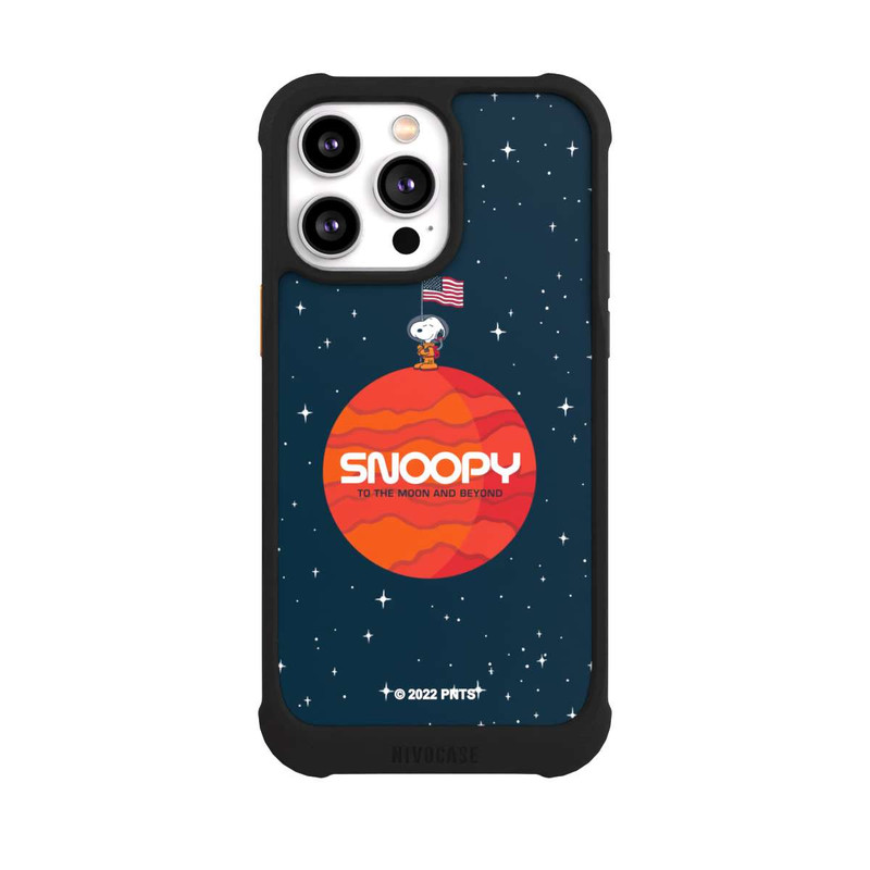 iPhone 14 Pro Max NIVOmax Snoopy Weltraumreisender Orange