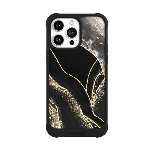 Apple iPhone 14 Pro Max NIVOmax Dark Marble Gold