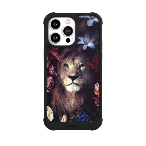 Apple iPhone 14 Pro Max NIVOmax Löwe Blumenrahmen