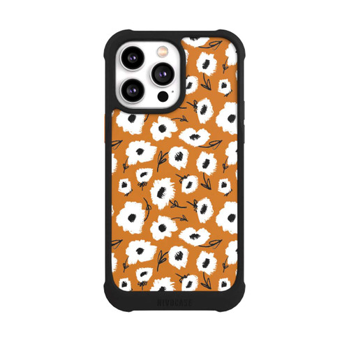 Apple iPhone 14 Pro Max NIVOmax Pattern Fleurs Ocres