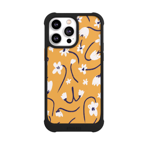 Apple iPhone 14 Pro Max NIVOmax Pattern Petites Fleurs Jaunes