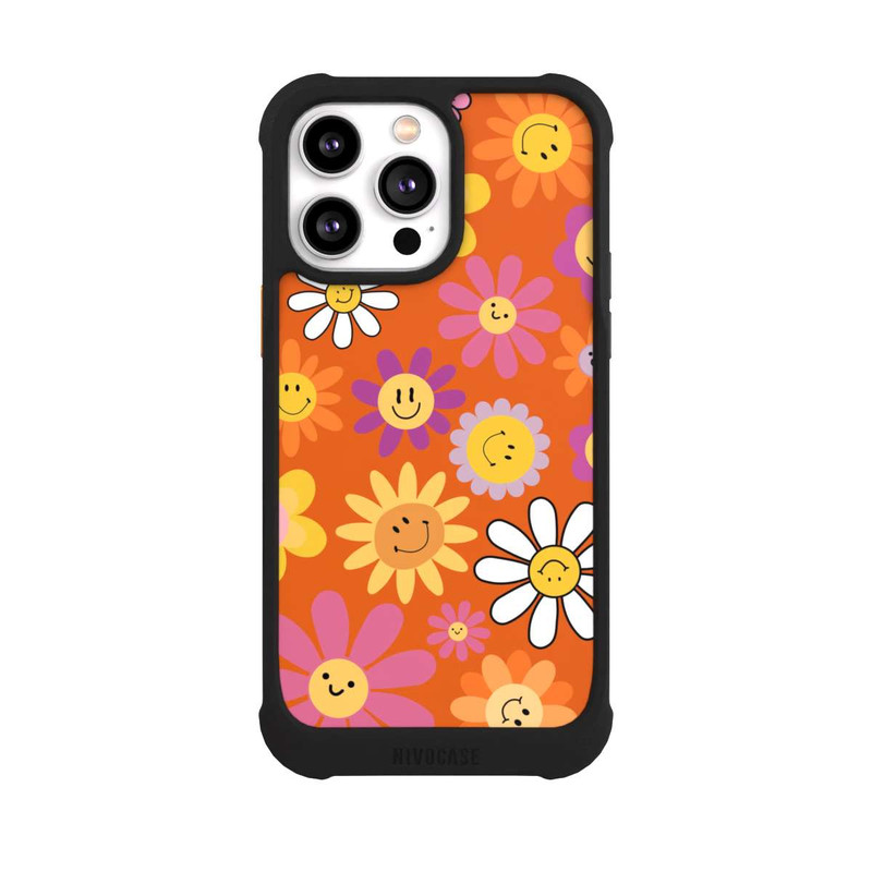 iPhone 14 Pro Max NIVOmax Smiles Orange Flowers