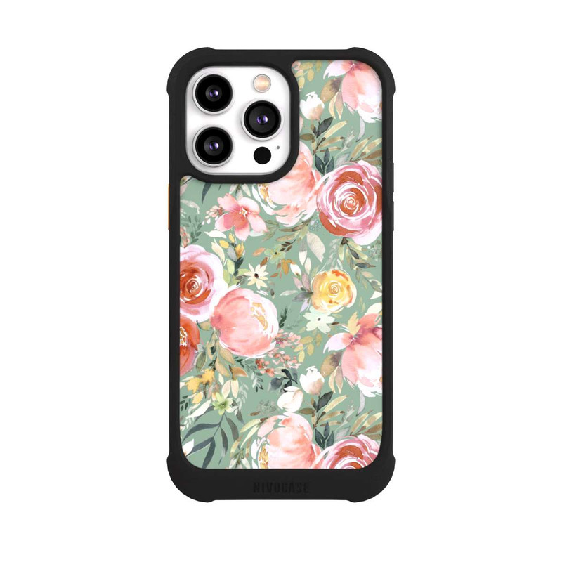 iPhone 14 Pro Max NIVOmax Bouquet de Pivoines Pastelles