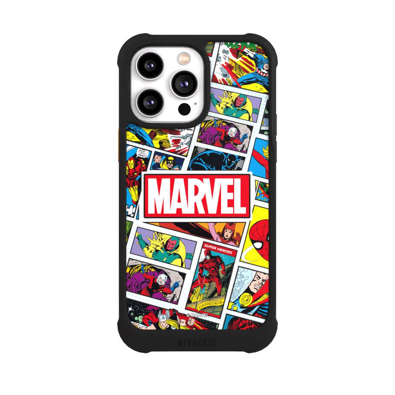 iPhone 14 Pro Max NIVOmax Marvel Comic Pattern