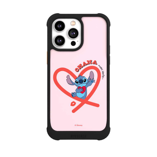 Apple iPhone 14 Pro Max NIVOmax Stitch Ohana Pink Heart