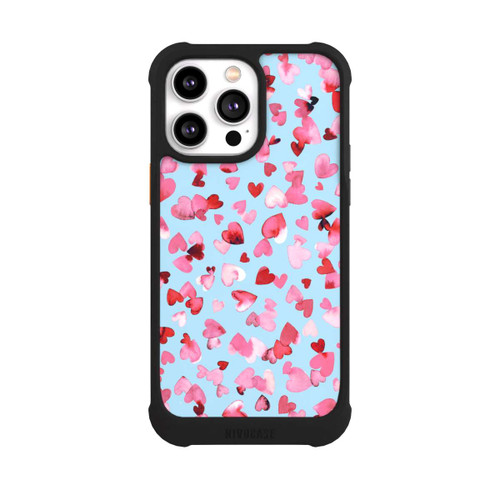Apple iPhone 14 Pro Max NIVOmax Valentinstagsherzen in rosa blau