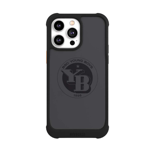 Apple iPhone 14 Pro Max NIVOmax BSC YB Logo Grau