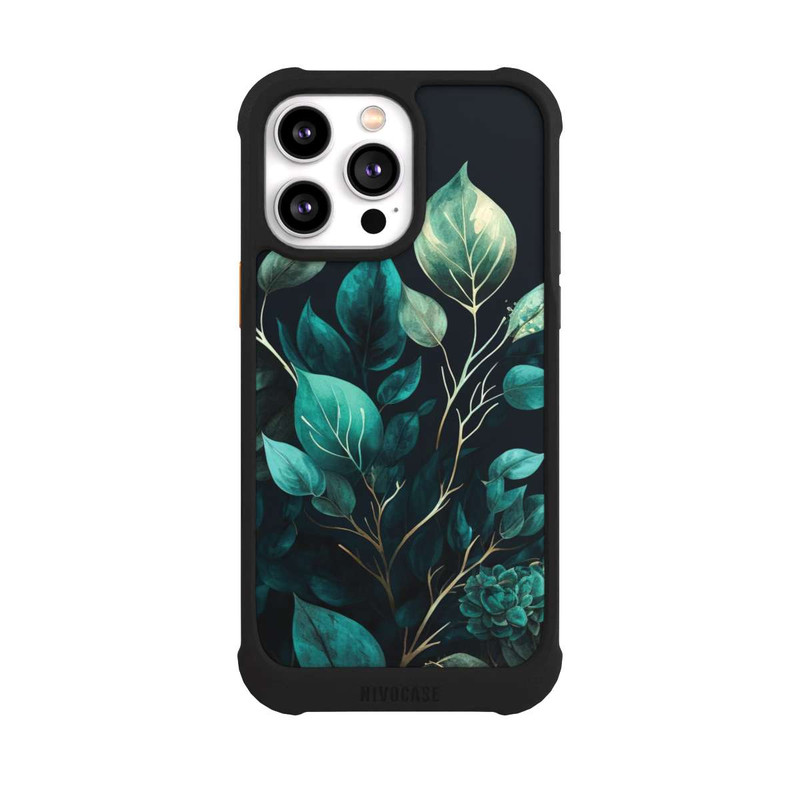 iPhone 14 Pro Max NIVOmax Eukalyptus dunkler Hintergrund