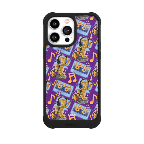 Apple iPhone 14 Pro Max NIVOmax Groot Comic Headphones Guardians of the Galaxy