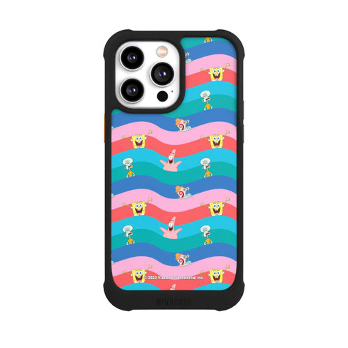 Apple iPhone 14 Pro Max NIVOmax Spongebob Freunde Bunte Wellen