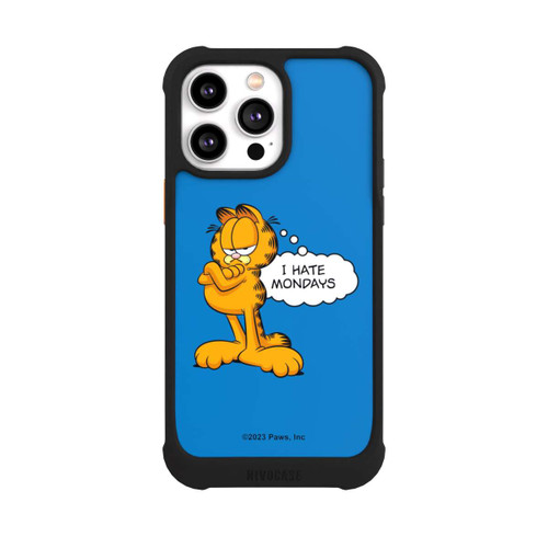 Apple iPhone 14 Pro Max NIVOmax Garfield I Hate Mondays Blau