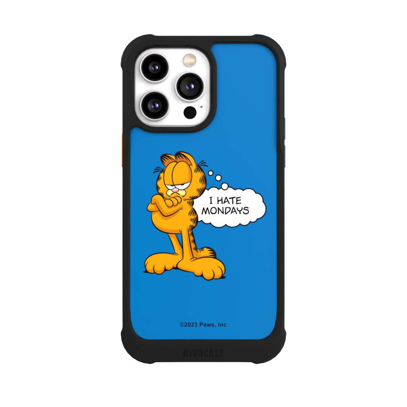 iPhone 14 Pro Max NIVOmax Garfield I Hate Mondays Blue