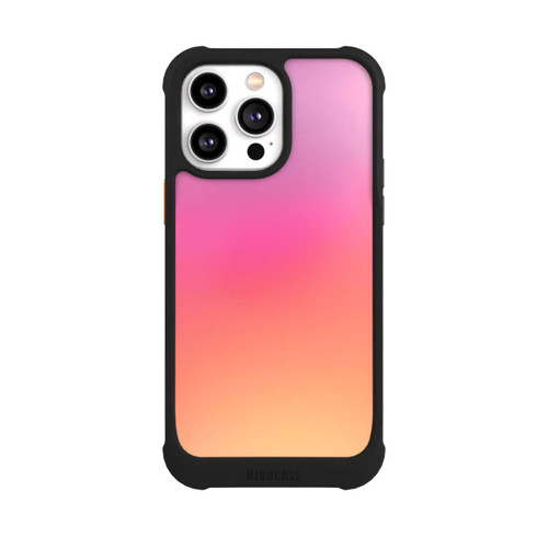 Apple iPhone 14 Pro Max NIVOmax Pastell Rosa Glitch