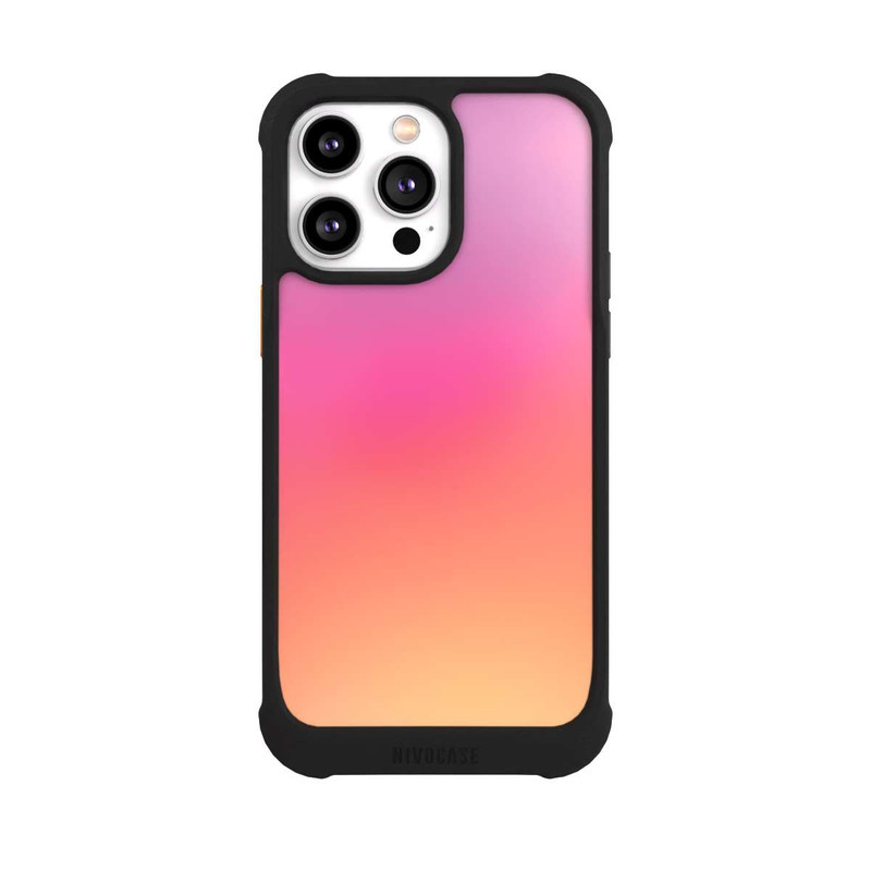 iPhone 14 Pro Max NIVOmax Pastell Pink Glitch