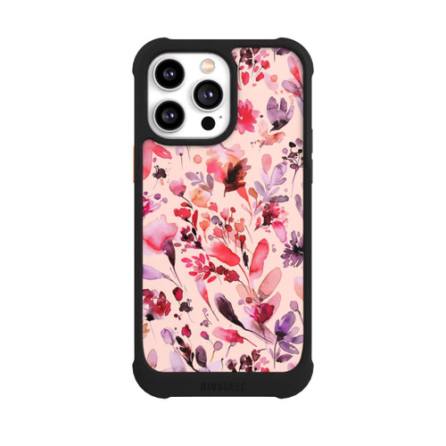 Apple iPhone 14 Pro Max NIVOmax Künstlerische Blumen Viva Magenta