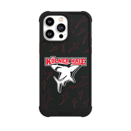 Apple iPhone 14 Pro Max NIVOmax Haie Muster Rot