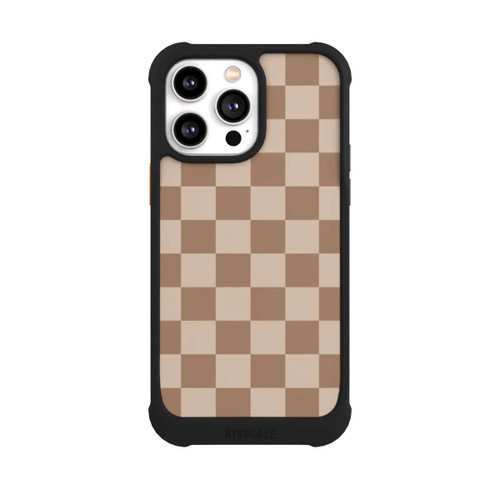 Apple iPhone 14 Pro Max NIVOmax Braun Karo
