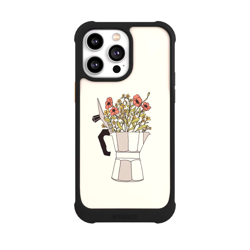 iPhone 14 Pro Max NIVOmax Moka Blumen