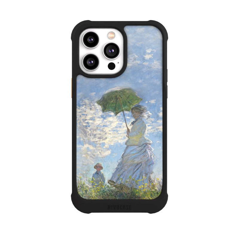 iPhone 14 Pro Max NIVOmax Frau mit Sonnenschirm - Monet