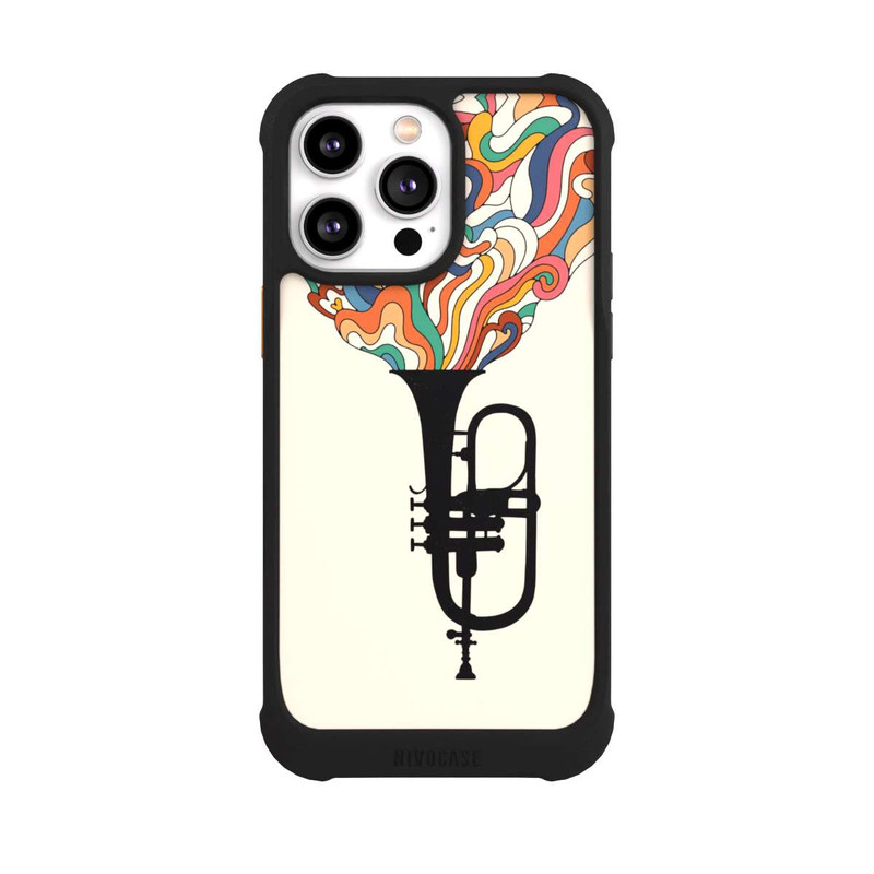 iPhone 14 Pro Max NIVOmax Flügelhorn Jazz bunt