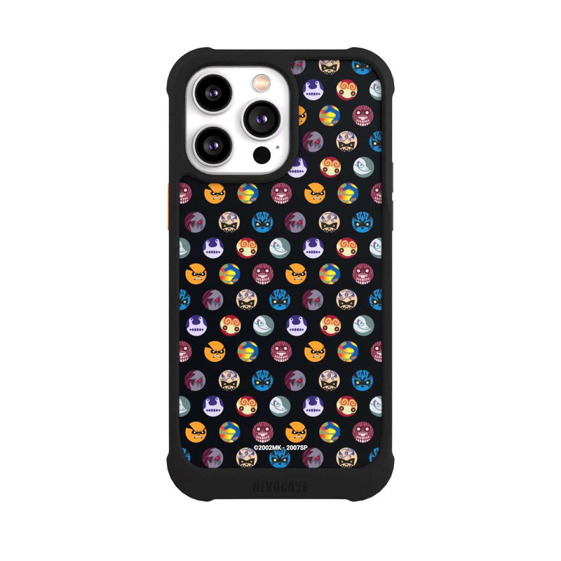 iPhone 14 Pro Max NIVOmax Bijuu Muster Schwarz