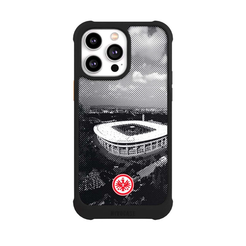 iPhone 14 Pro Max NIVOmax SGE Stadion Schwarz Weiß