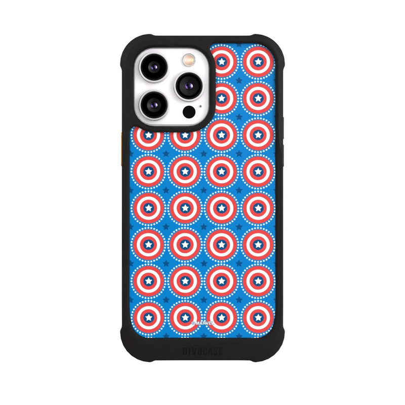 iPhone 14 Pro Max NIVOmax Captain American Shield Pattern