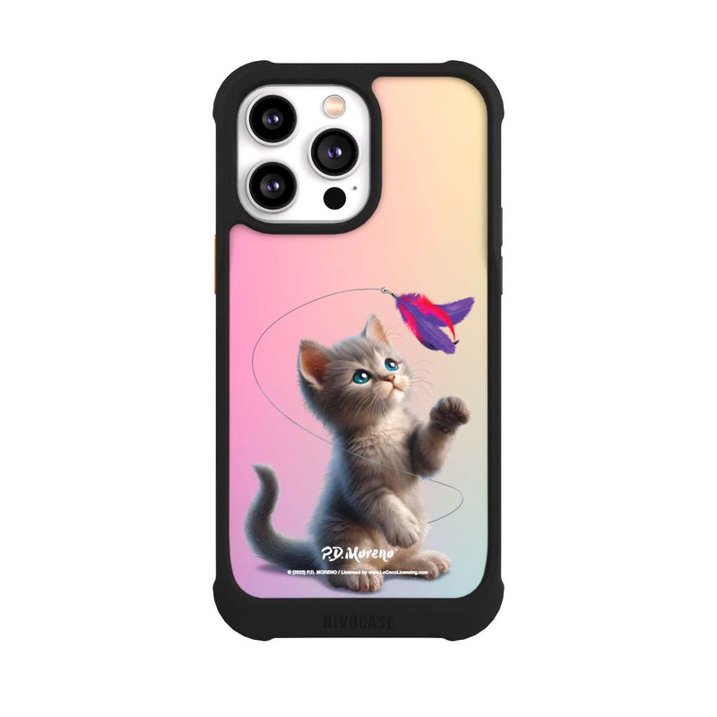 iPhone 14 Pro Max NIVOmax Playing Cat with Feather