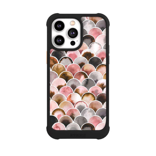 Apple iPhone 14 Pro Max NIVOmax Japandi Scales Pink Brown