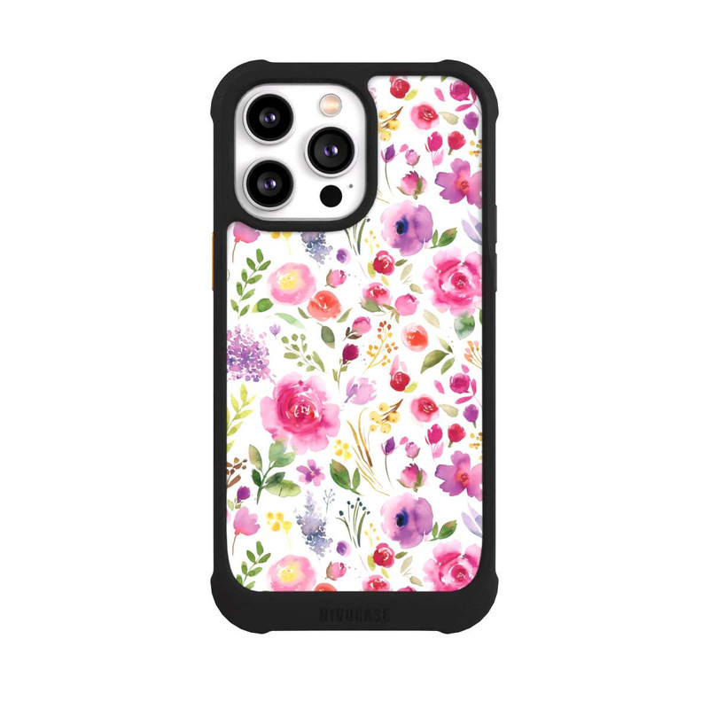 iPhone 14 Pro Max NIVOmax Roses Flowers Purple