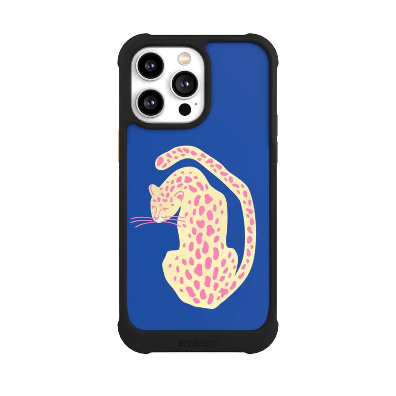 iPhone 14 Pro Max NIVOmax Blue Pink Cat