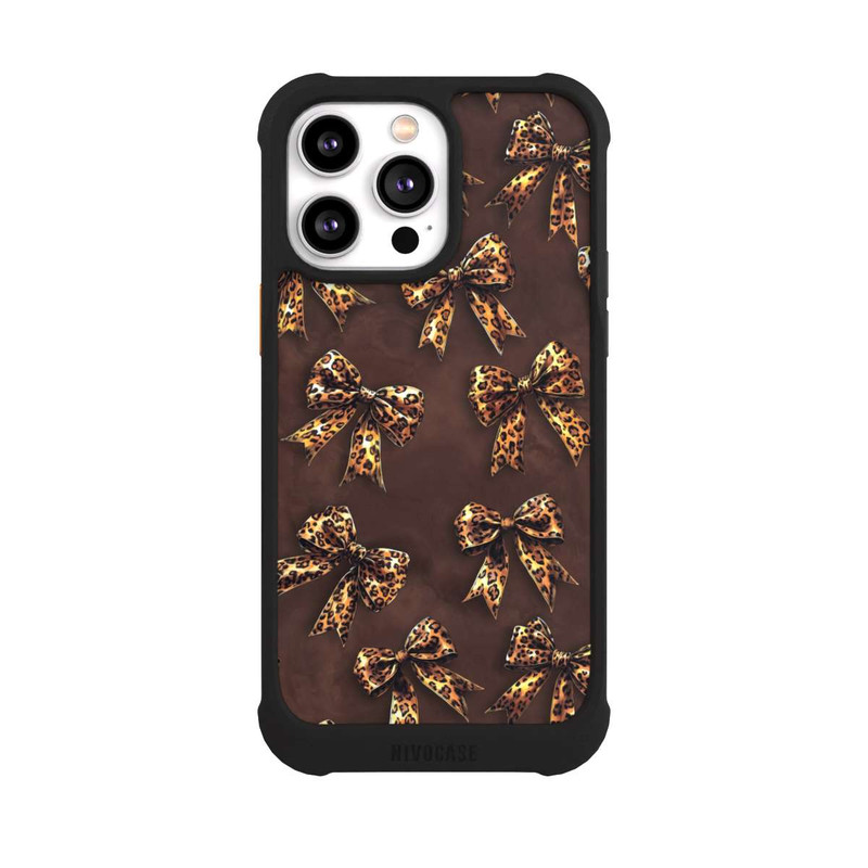 iPhone 14 Pro Max NIVOmax Bows Wild Cheetah