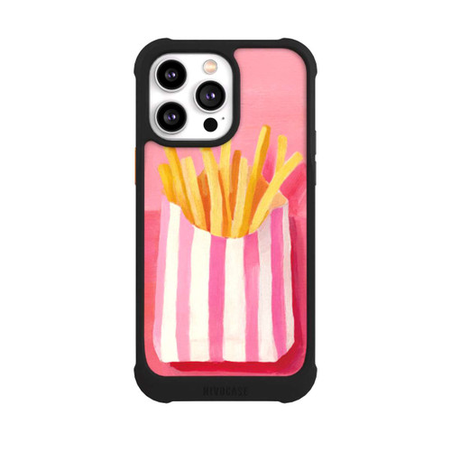 Apple iPhone 14 Pro Max NIVOmax Retro Fries Pink Watercolor