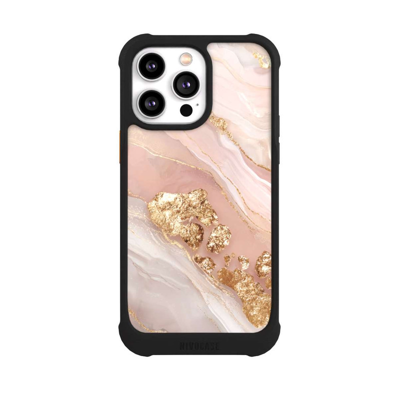 iPhone 14 Pro Max NIVOmax Eleganz Gold Marmor