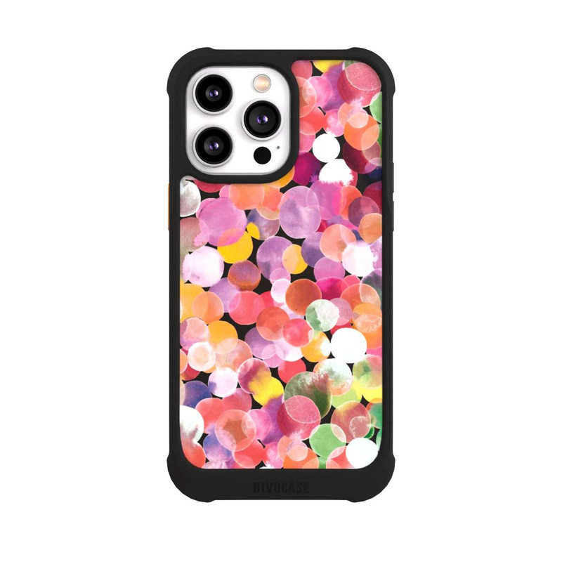 iPhone 14 Pro Max NIVOmax Colorful Watercolor Dots