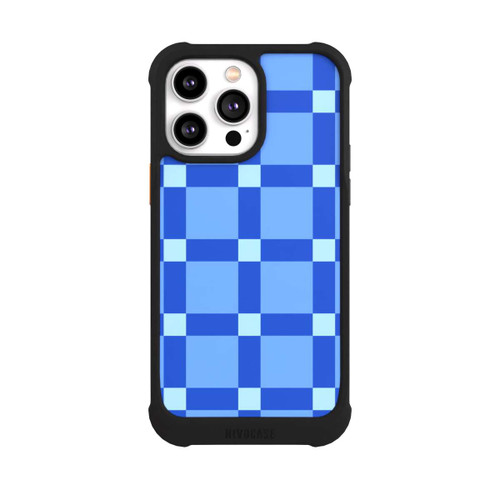 Apple iPhone 14 Pro Max NIVOmax Big Blue Checked Pattern