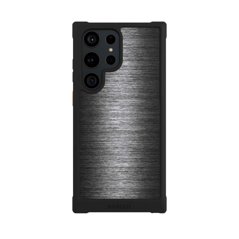 Galaxy S23 Ultra NIVOmax Metal Look - Anthrazit