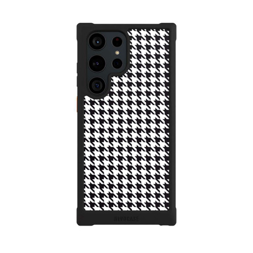 Samsung Galaxy S23 Ultra NIVOmax Hahnentritt Schwarz Weiß