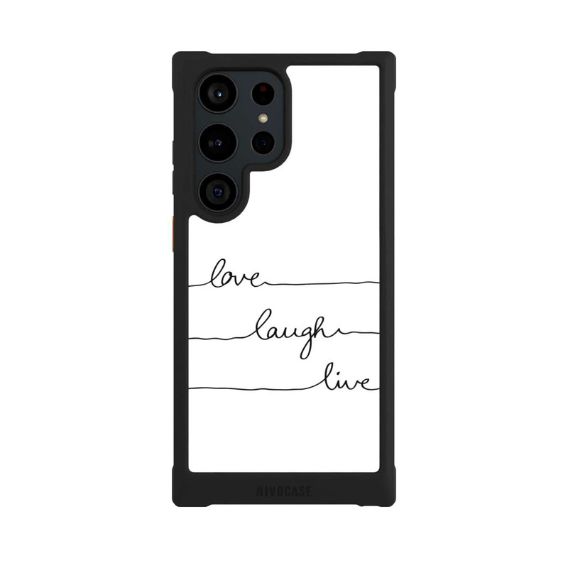 Galaxy S23 Ultra NIVOmax Love Laugh Live