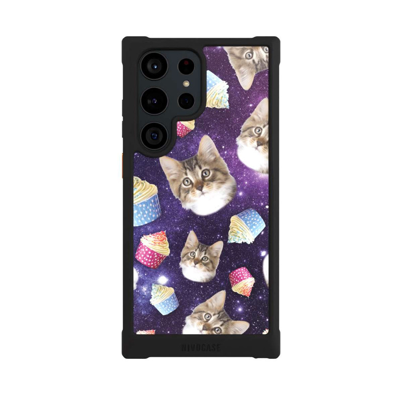 Galaxy S23 Ultra NIVOmax Crazy Galaxy Space Cats