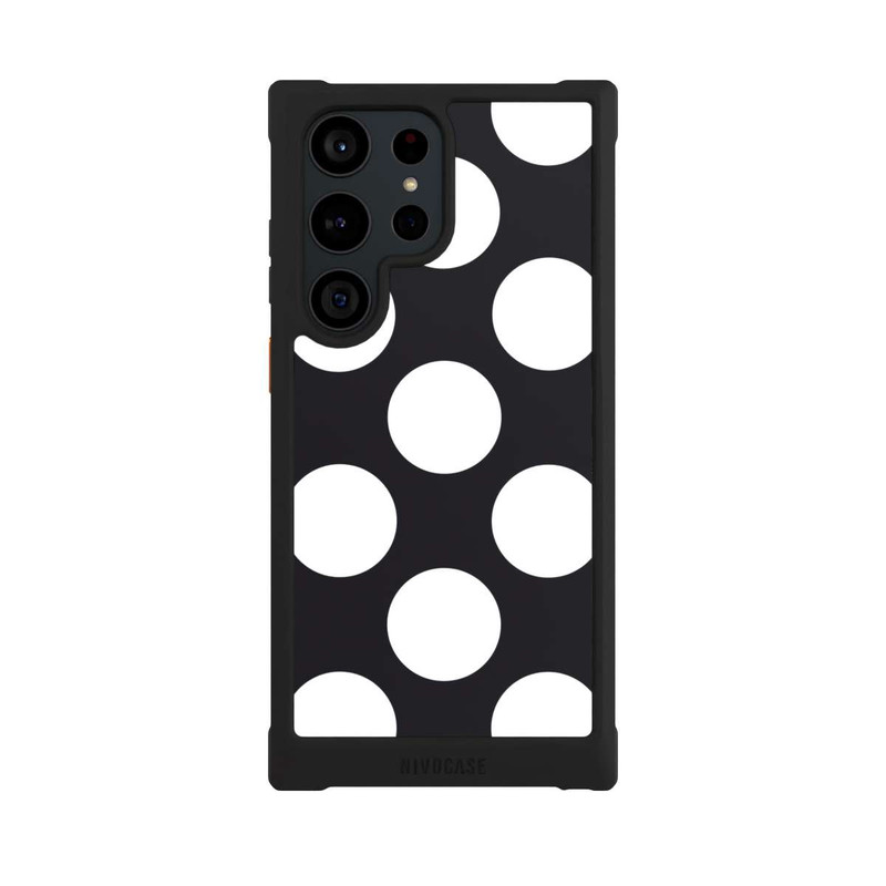 Galaxy S23 Ultra NIVOmax Big Dots - Black