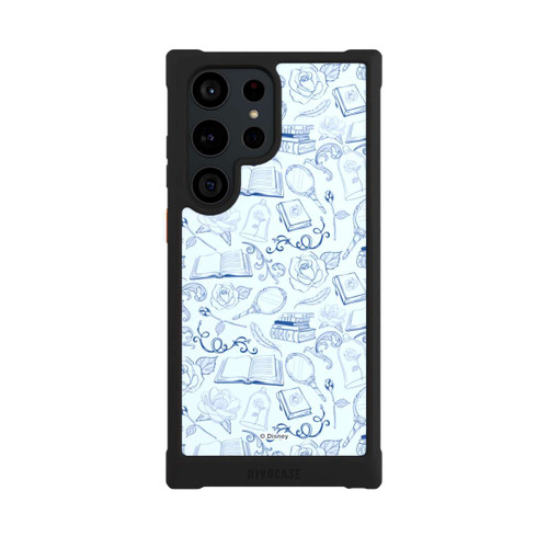 Samsung Galaxy S23 Ultra NIVOmax Beauty and Beast Pattern Blue