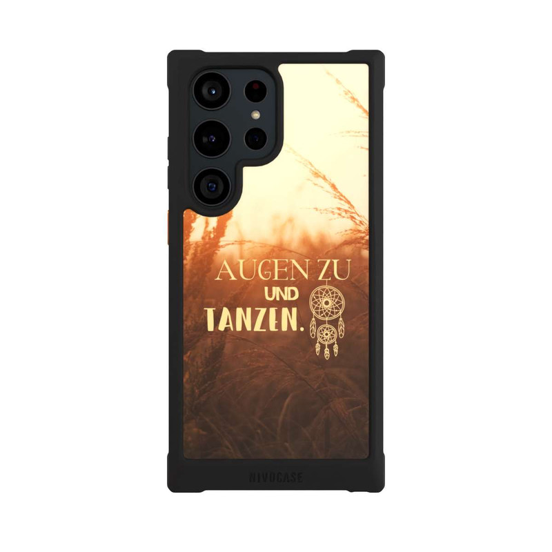Galaxy S23 Ultra NIVOmax Augen Zu und Tanzen