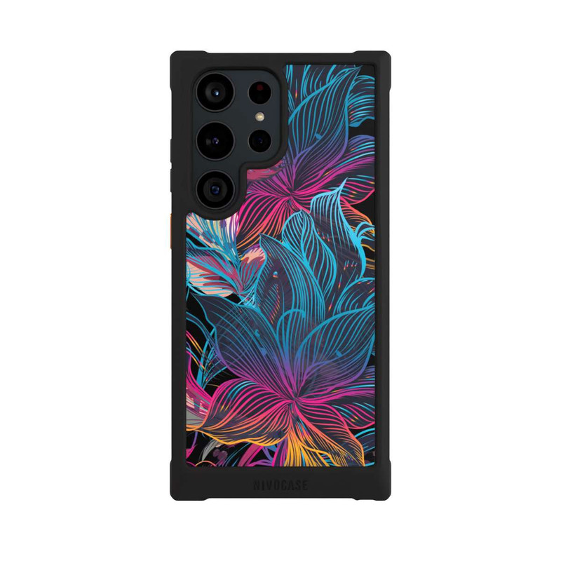 Galaxy S23 Ultra NIVOmax Neon Flower Power