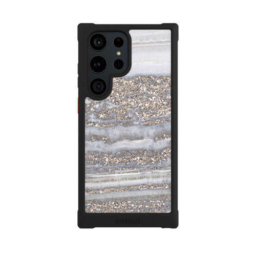 Samsung Galaxy S23 Ultra NIVOmax White Glitter Marble Look